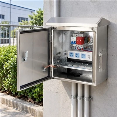 Boîte de distribution personnalisée en acier inoxydable 304 résistante aux intempéries